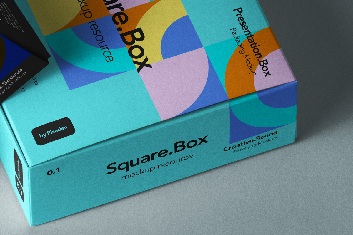 Download Psd Square Boxes Packaging Mockup | Psd Mock Up Templates | Pixeden