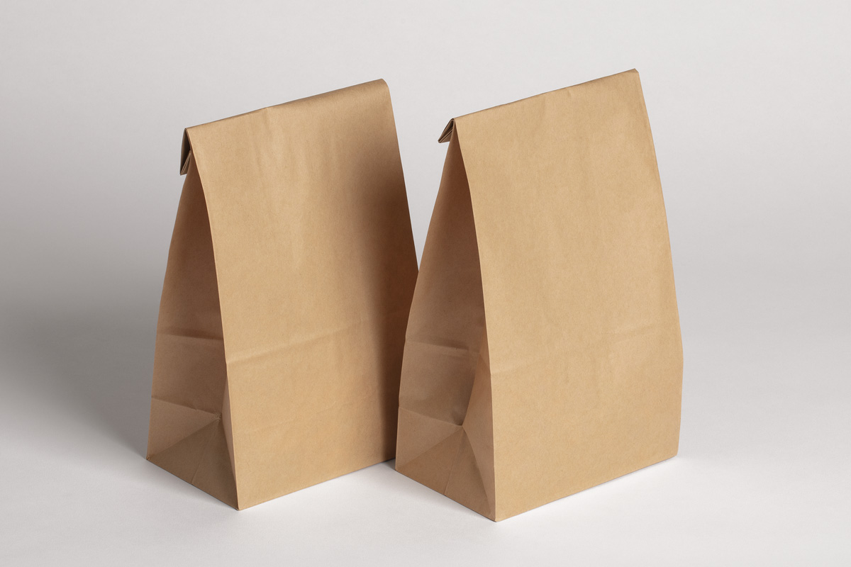 Download bag it: psd food bag mockup