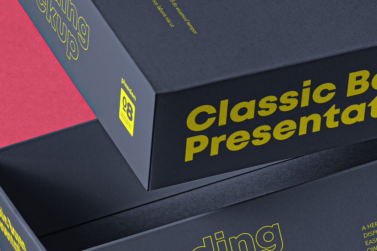 Classic Psd Boxes Branding Mockup | Psd Mock Up Templates ...