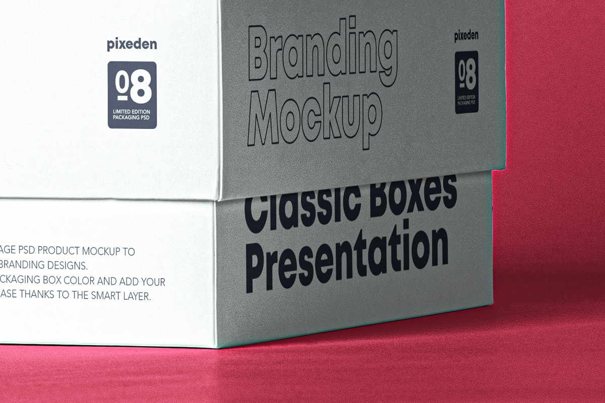 Download Classic Psd Boxes Branding Mockup | Psd Mock Up Templates ...