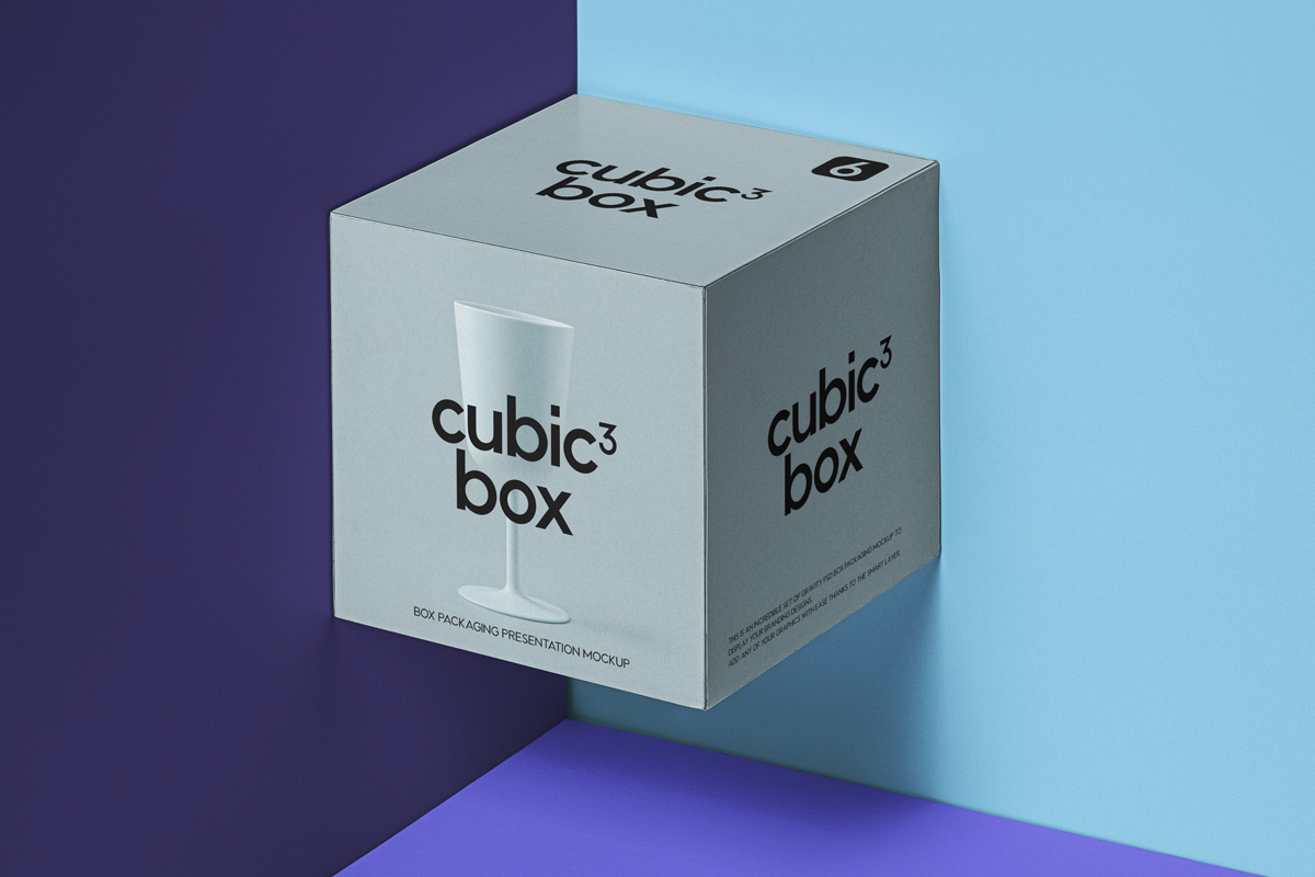 Download Psd Cubic Box Packaging Mockup | Psd Mock Up Templates ... PSD Mockup Templates
