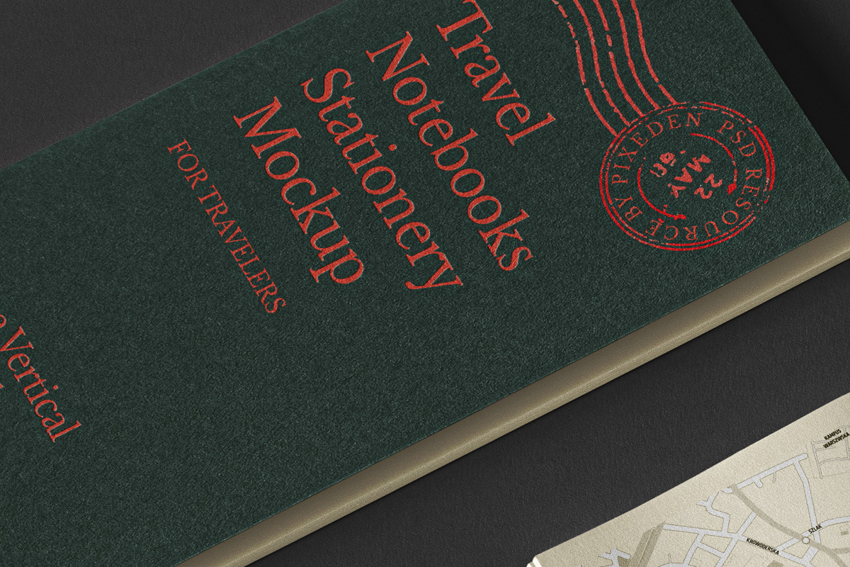 Download Psd Travel Notebook Stationery Mockup | Psd Mock Up ...