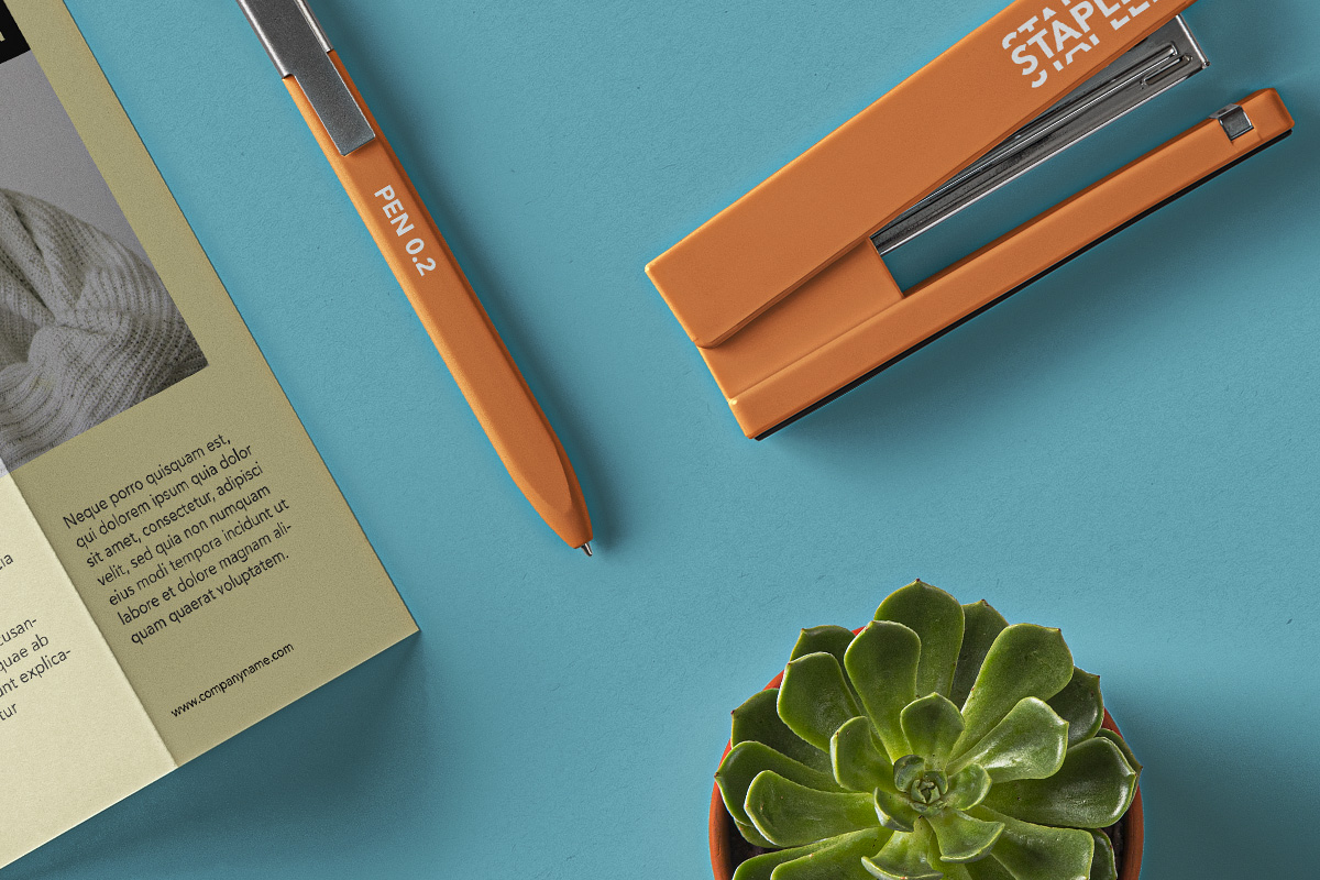 Download Psd Stationery Elements Mockup | Psd Mock Up Templates | Pixeden