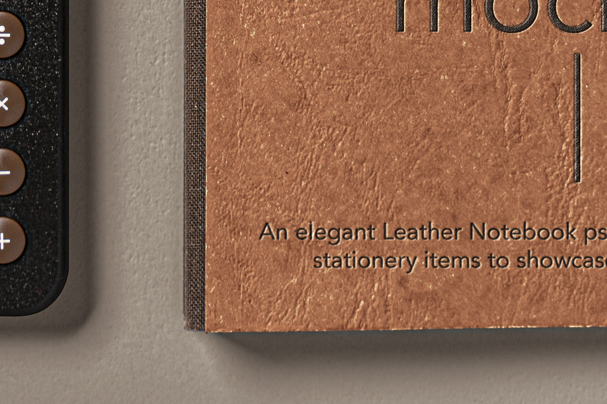 Download Leather Cover Psd Notebook Mockup Set | Psd Mock Up ...
