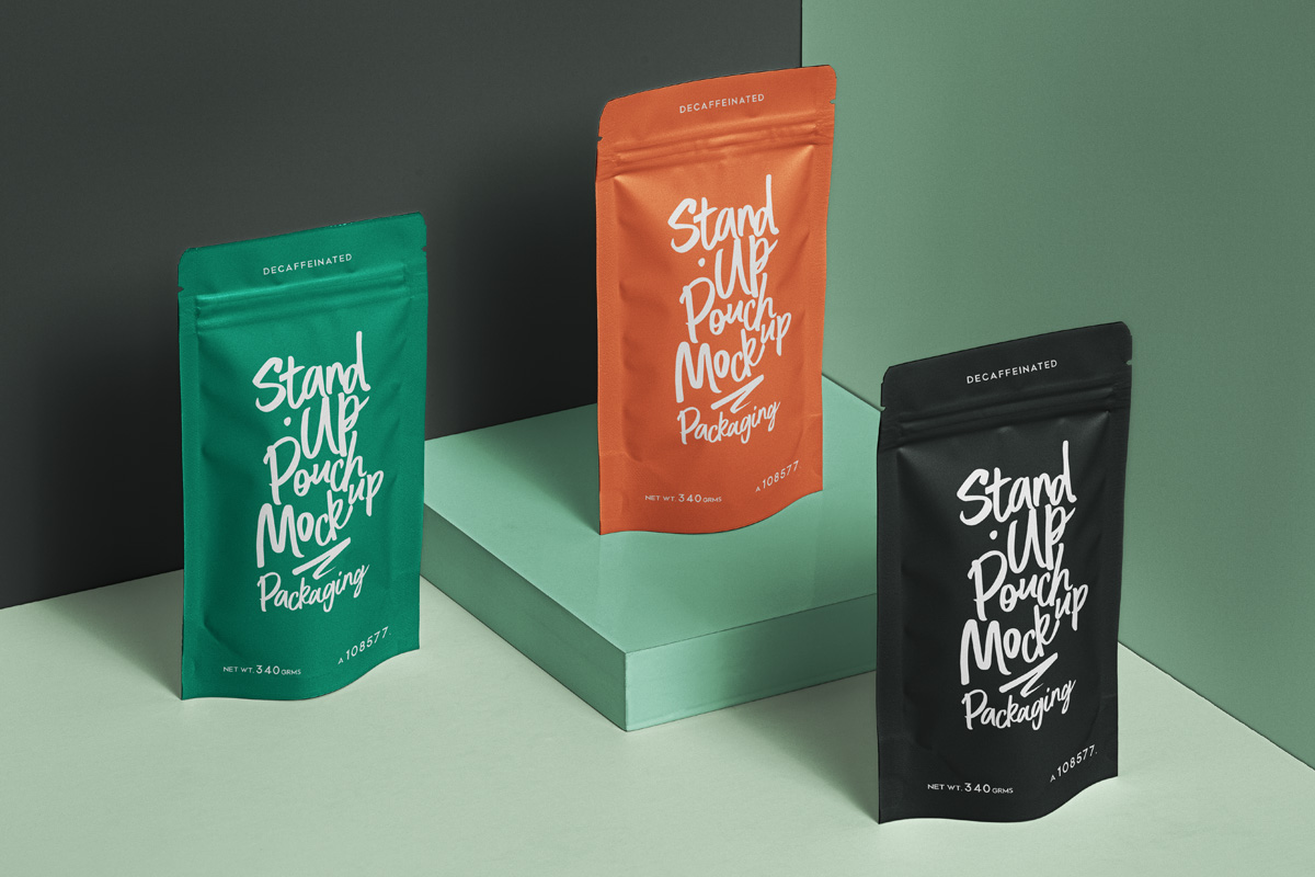 Download Packaging Psd Stand Up Pouch Mockup | Psd Mock Up Templates | Pixeden