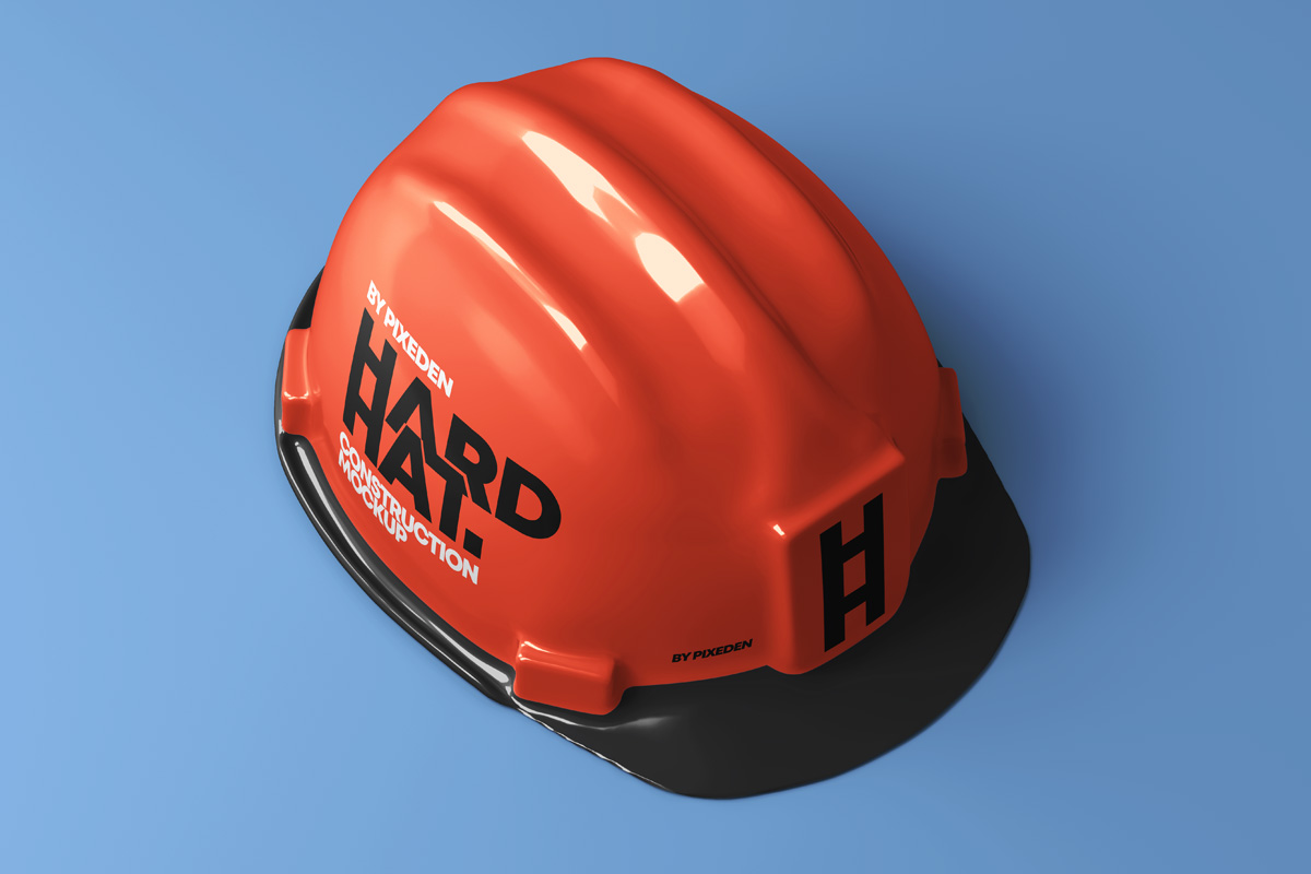 Hard hat mockup psd free information