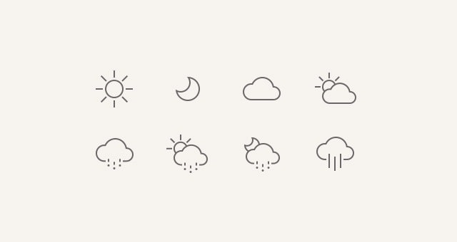 iphone weather icons