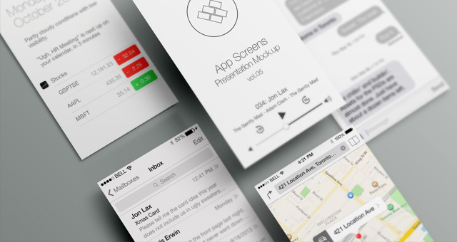 Download Perspective App Screens Mock-Up 5 | Psd Mock Up Templates ...