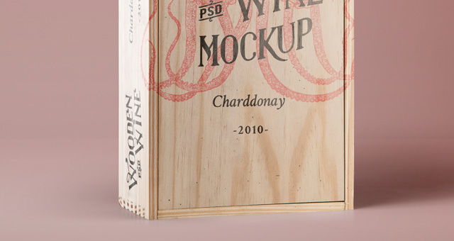 Psd Wine Wood Box Mockup Vol3 | Psd Mock Up Templates | Pixeden